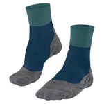 FALKE Kurzsocken Damen Sportsocken TK2 Short Cool Trekking Türkis/Dunkelblau/Blau/Grün/Grau