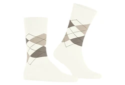 Burlington Socken Manchester Beige/Weiß/Creme
