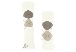 Burlington Socken Manchester Beige/Weiß/Creme