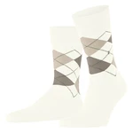 Burlington Socken Manchester Beige/Weiß/Creme