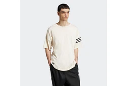 ADIDAS ORIGINALS T-Shirt 'NEUCLASSICS' Beige/Khaki/Weiß/Creme