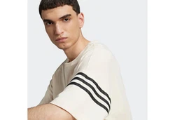 ADIDAS ORIGINALS T-Shirt 'NEUCLASSICS' Beige/Khaki/Weiß/Creme