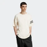 ADIDAS ORIGINALS T-Shirt 'NEUCLASSICS' Beige/Khaki/Weiß/Creme