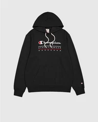 Champion Kapuzensweatshirt Schwarz/Rot