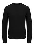 Jack & Jones Strickpullover JJBRADY KNIT CREW NECK Schwarz