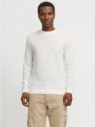 Jack & Jones Strickpullover JJBRADY KNIT CREW NECK naturweiß