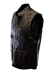 Zimmert Leather Lederweste Julius Schwarz