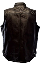 Zimmert Leather Lederweste Julius Schwarz