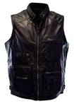 Zimmert Leather Lederweste Julius Schwarz