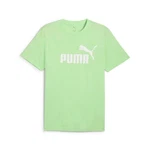 PUMA T-Shirt ESS No.1 Logo Tee Grün/Hellgrün/Neonfarben