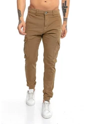 RedBridge Cargohose im sportlich-modernen Design Khaki/Braun