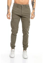 RedBridge Cargohose im sportlich-modernen Design Khaki/Dunkelgrün