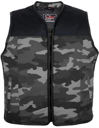 Motorradweste Herren Camouflage Tarn Biker Weste Kutte Herren Biker Kutte Camo Muster