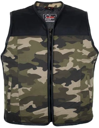 Motorradweste Herren Camouflage Tarn Biker Weste Kutte Herren Biker Kutte Camo Muster