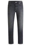 BOSS 5-Pocket-Jeans C-Delaware (1-tlg) Hellgrau/Dunkelgrau/Grau