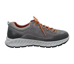 Ara Herren Sneaker Wanderschuh Paolo Grau/Hellgrau/Dunkelgrau/Rot
