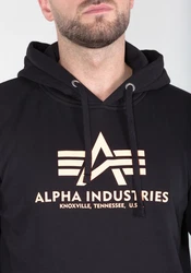 Alpha Industries Hoodie Basic Hoodie Refl. Print Rot/Schwarz/Dunkelblau/Gelb