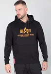 Alpha Industries Hoodie Basic Hoodie Refl. Print Rot/Schwarz/Dunkelblau/Gelb
