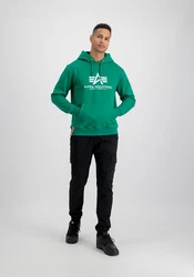 Alpha Industries Kapuzenpullover Basic Hoodie Herren Grün/Dunkelgrün