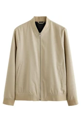 Next Bomberjacke (1-St) Khaki/Beige/Braun