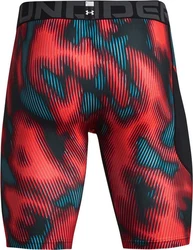 Under Armour Funktionsshorts Heat Gear PRTD LONG SHORTS Rot