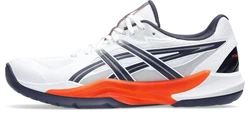 Asics POWERBREAK FF Handballschuh WEISS/TAUCHBLAU