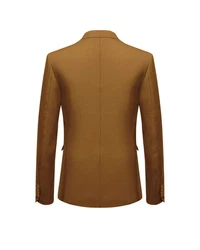 Allthemen Anzug Slim Fit Herrenanzug Business Khaki/Braun/Dunkelgrün