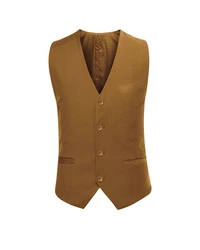 Allthemen Anzug Slim Fit Herrenanzug Business Khaki/Braun/Dunkelgrün