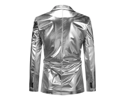 Allthemen Anzug Herren Smoking Regular Fit Kostüm Anzug Hochzeitanzug Grau/Silber/Dunkelgrau