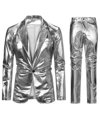 Allthemen Anzug Herren Smoking Regular Fit Kostüm Anzug Hochzeitanzug Grau/Silber/Dunkelgrau