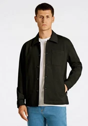 LINDBERGH Hemdjacke Oberhemd Schwarz/Khaki/Dunkelgrün/Grün