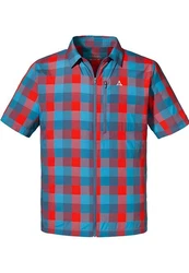 Schöffel Outdoorhemd Porto Alegre Hellblau/Blau/Rot/Pastell/Braun