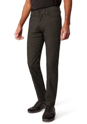 Pierre Cardin 5-Pocket Hose Lyon Tapered Wool Touch Khaki/Dunkelgrün