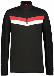 Rollkragenpullover FENNER Herren Rollkragen-Funktionsshirtschwarz/wei/rot