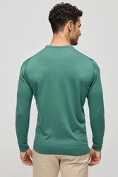 Silk and Cashmere Sweater Herrenpullover mit hohem Kragen 