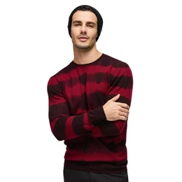 Sweater Luxuriser Herrenpullover aus Kaschmir-Wolle mit Streifen