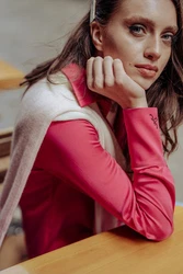 Silk and Cashmere Businesshemd Damen Langarmshirt 