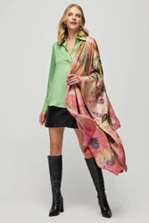 Silk and Cashmere Businesshemd Damen Langarmshirt 