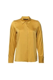 Businesshemd Damen-Langarmshirt aus 95 % Seide, weich, elegant, bequem, S-2XL