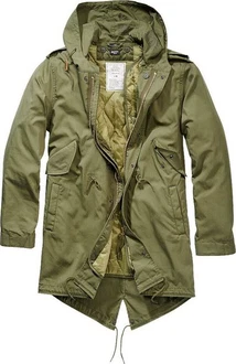 Brandit Allwetterjacke M51 US Parka Dunkelgrün/Grün