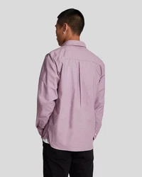 Lyle & Scott Langarmhemd Lila/Rosa/Bordeaux