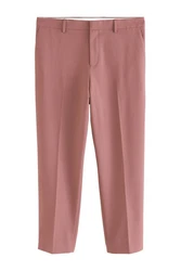 Next Anzughose Slim Fit Smokinghose Lila/Rosa