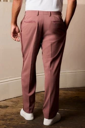 Next Anzughose Slim Fit Smokinghose Lila/Rosa
