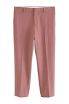 Next Anzughose Slim Fit Smokinghose Lila/Rosa