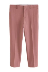 Next Anzughose Slim Fit Smokinghose Lila/Rosa