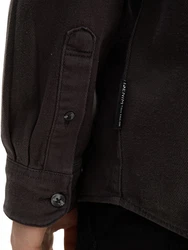 TOM TAILOR Denim Langarmhemd Relaxed Fit Hemd Dunkelbraun/Schwarz/Hellblau/Dunkelgrau/Grau