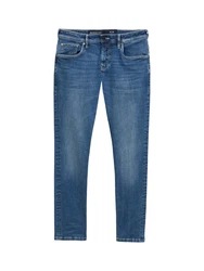 TOM TAILOR Denim Straight Jeans 5-Pocket Jeans Hellblau/Blau