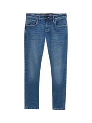 TOM TAILOR Denim Straight Jeans 5-Pocket Jeans Hellblau/Blau