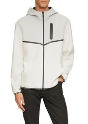 s.Oliver Funktionsjacke Sweatshirtjacke Regular Fit Weiß/Creme/Beige/Grau/Hellgrau