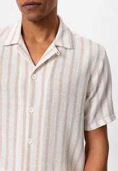 Antioch Blusenshirt Antonio Beige/Gelb/Creme/Weiß/Dunkelrot/Grau